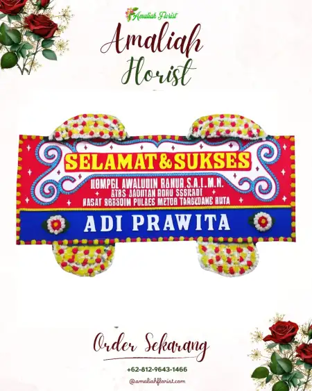Papan Bunga Ucapan Selamat Nomporejo