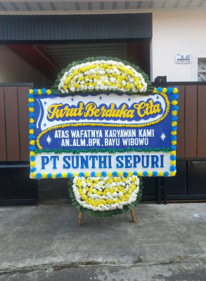 Papan Bunga Duka di Nomporejo